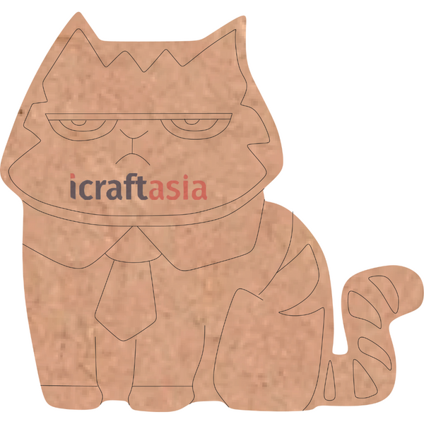 Boss Cat MDF Cutout