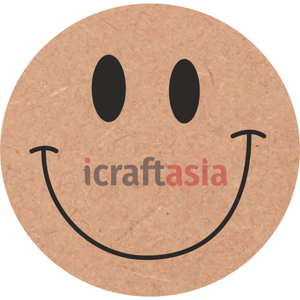 Smiley Face MDF Cutout