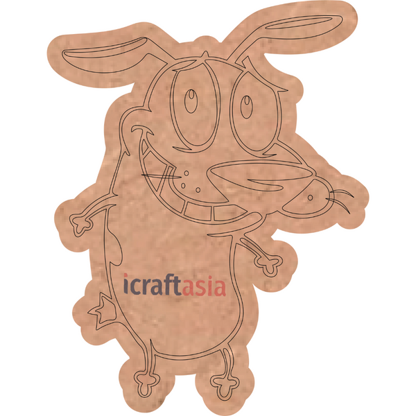 Wacky Pup MDF Cutout