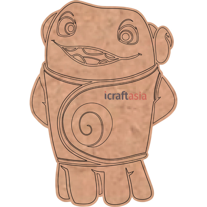 Alien Buddy MDF Cutout