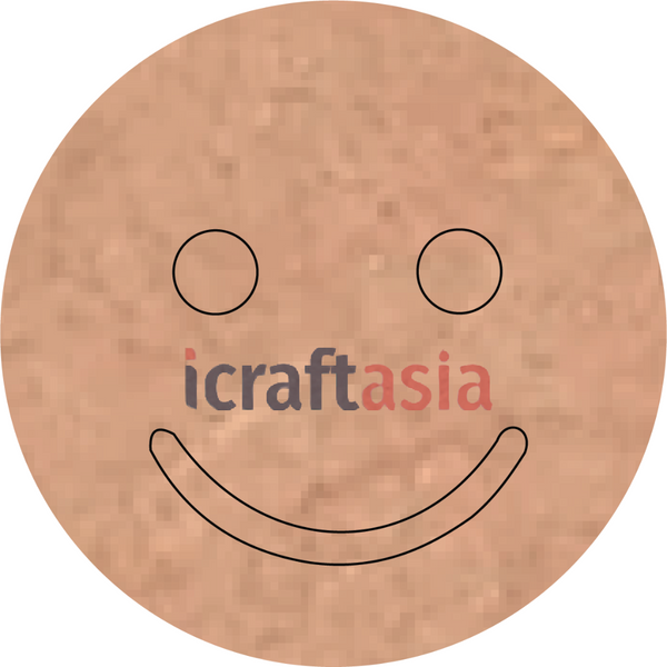 Smiley Face MDF Cutout