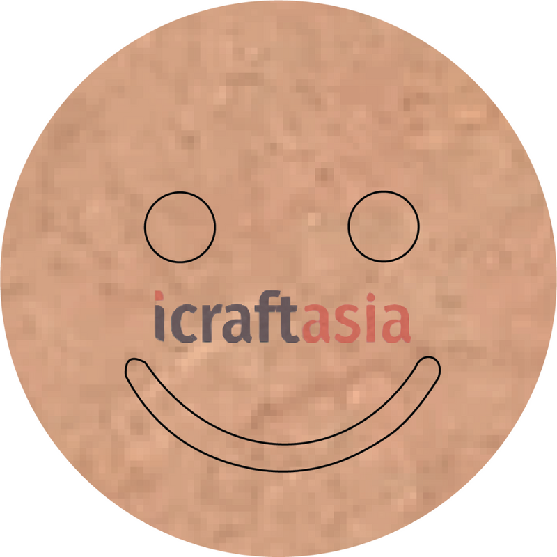 Smiley Face MDF Cutout