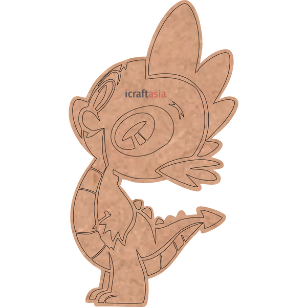 Baby Dragon MDF Cutout