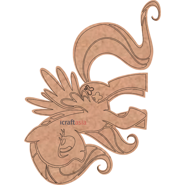 Majestic Pony Princess MDF Cutout