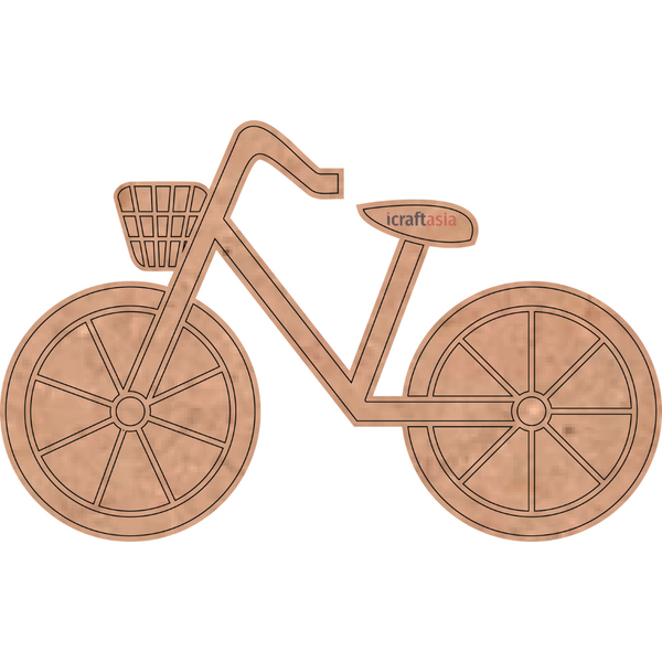 Vintage Bicycle MDF Cutout