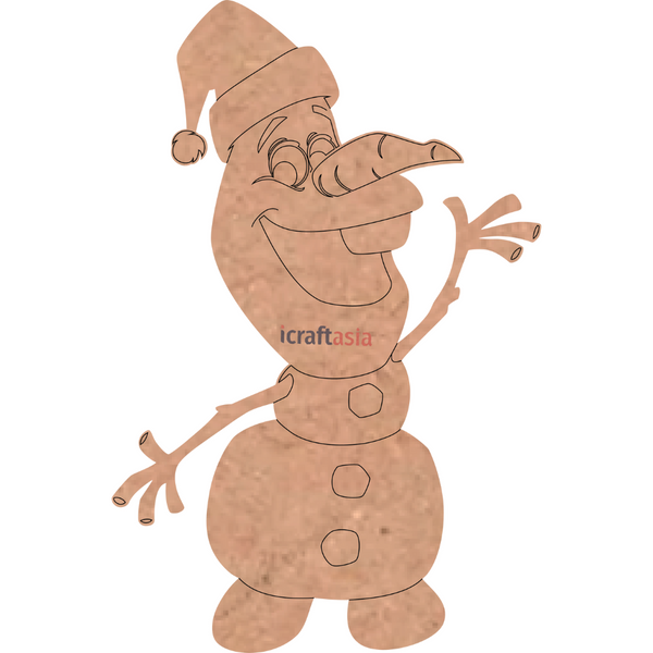 Snowman Olaf Cutout