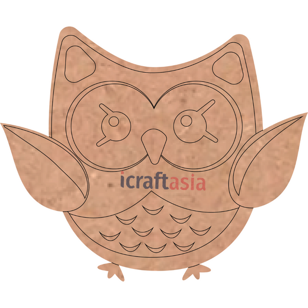 Owl MDF Cutout