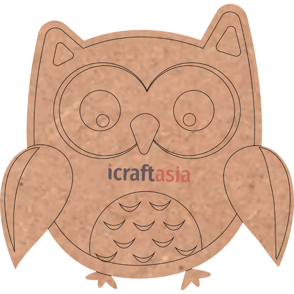 Owl MDF Cutout