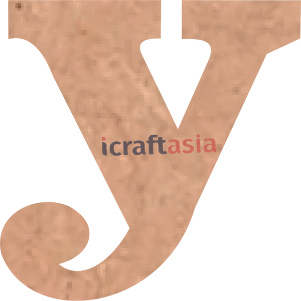Y Alphabet MDF Cutout