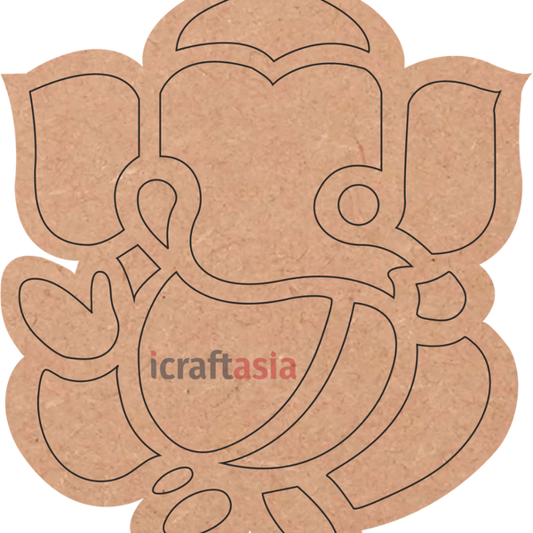 Lord Ganesha MDF Cutout