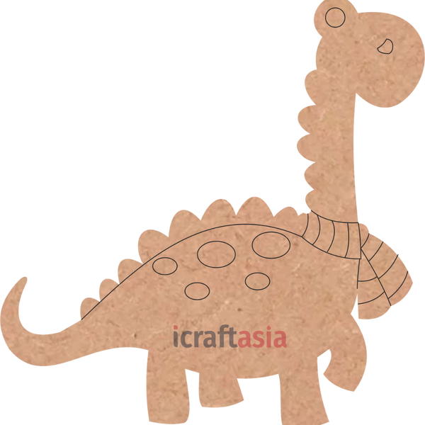Dinosaur MDF Cutout
