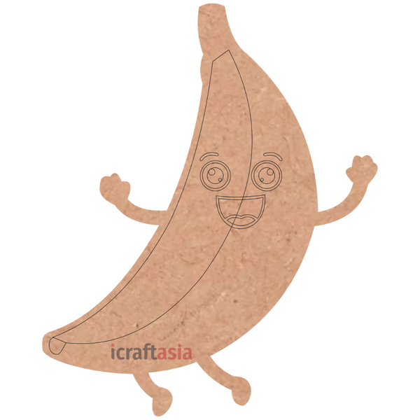 Banana MDF Cutout