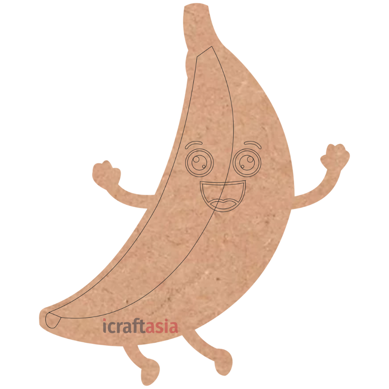 Banana MDF Cutout