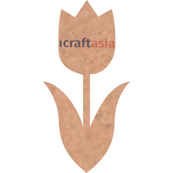 Tulip Flower MDF Cutout
