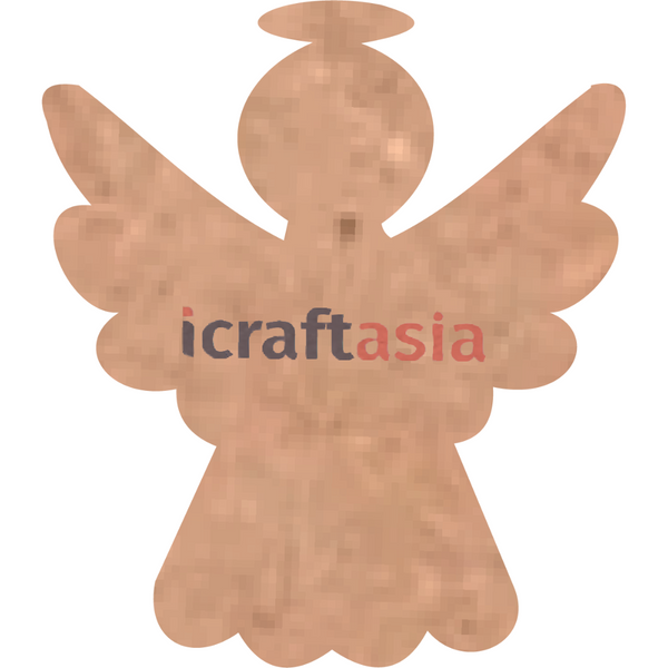Angel Silhouette MDF Cutout