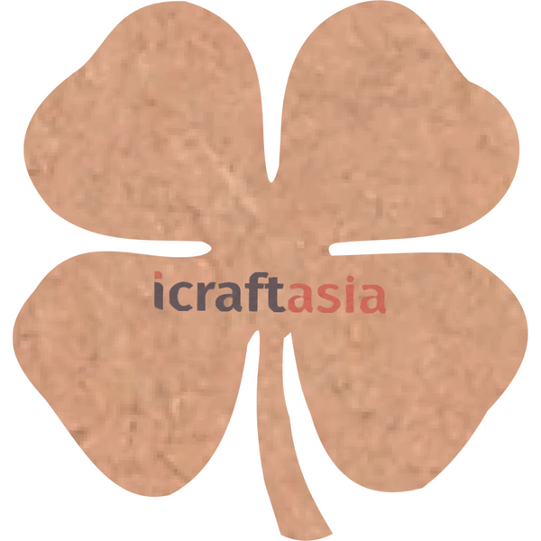 Four Leaf Clover MDF Cutout