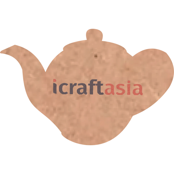 Teapot Shaped MDF Cutout