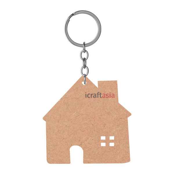 Home Sweet Home MDF Keychain Cutout