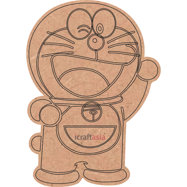 Doraemon MDF Cutout