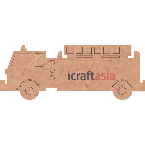 Fire Truck MDF Cutout