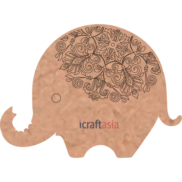Elephant MDF Cutout