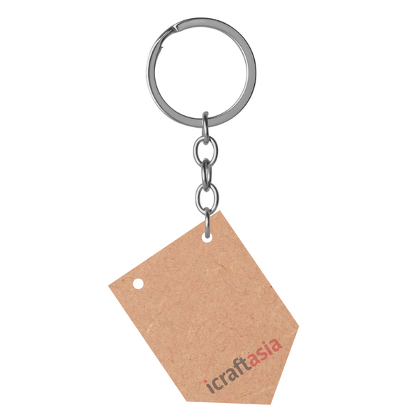 Mini Pennant MDF Keychain