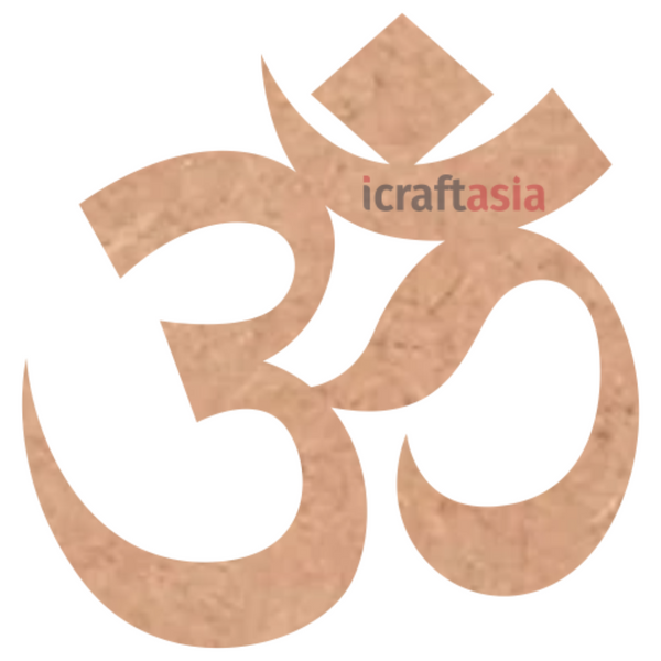 MDF Om Symbol Wall Art