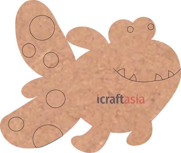 Monster Fish MDF Cutout