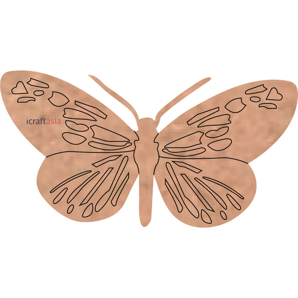 Butterfly Pre Marked MDF for Art and Craft