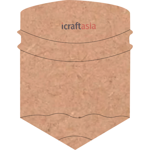 Shield Banner MDF Cutout
