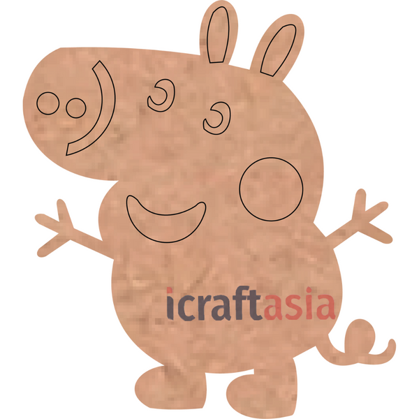Piggy MDF Cutout