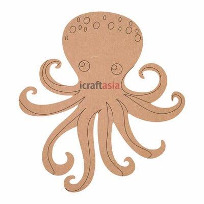 Octopus Shape MDF Fridge Magnets Base