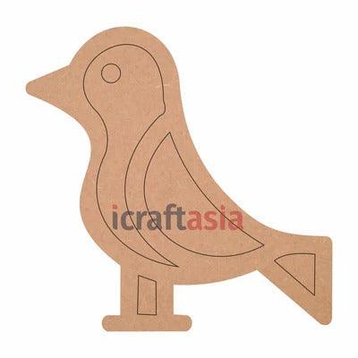 Sparrow Shape MDF Fridge Magnets Base