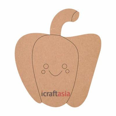 Capsicum Shape MDF Fridge Magnets Base