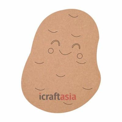 Potato Shape MDF Fridge Magnets Base