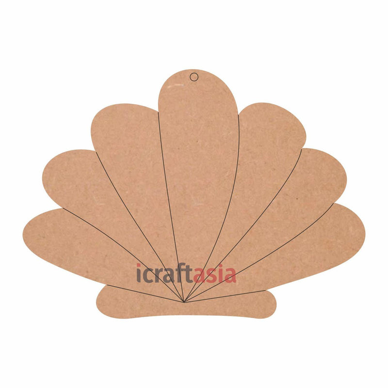 Sea Shell Pre Marked Cutouts MDF for Art and Craft