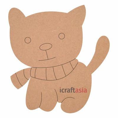 Cat Shape MDF Fridge Magnets Base