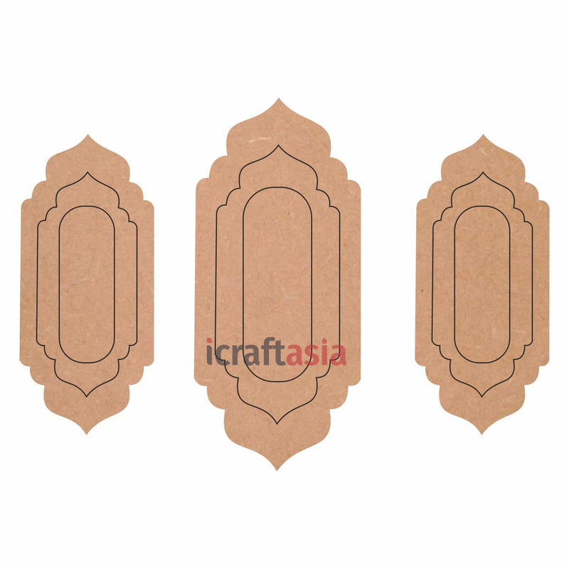 Jharokha Pre Marked Cutouts MDF for Art and Craft