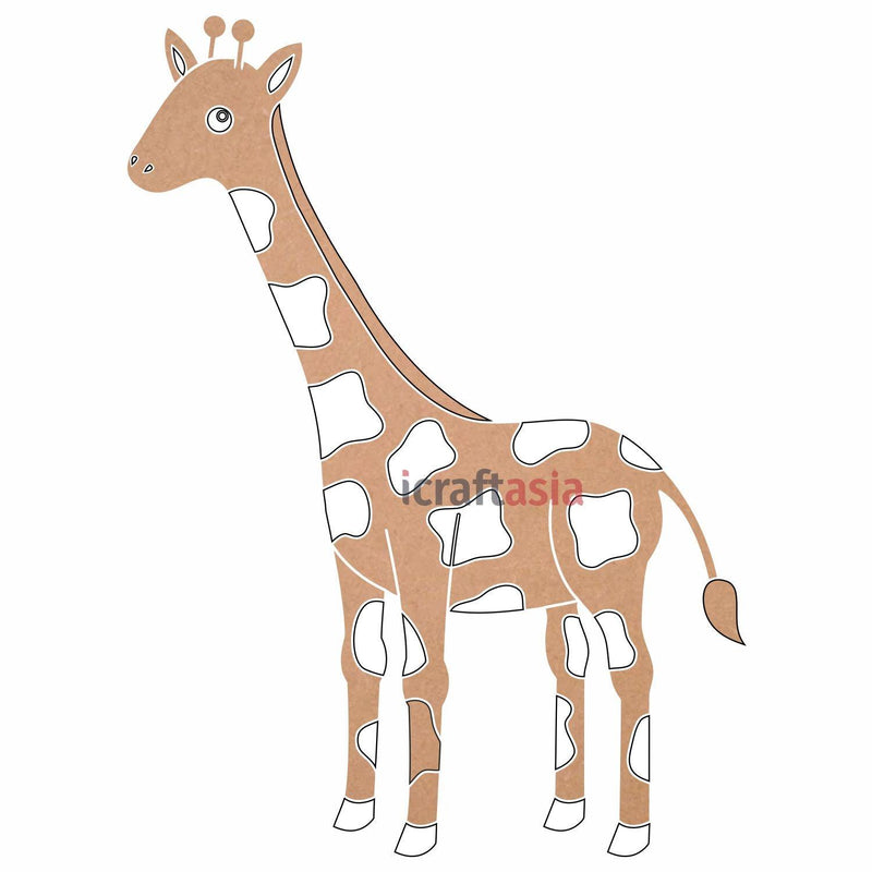 Giraffes Pre Marked Cutouts MDF for Art and Craft