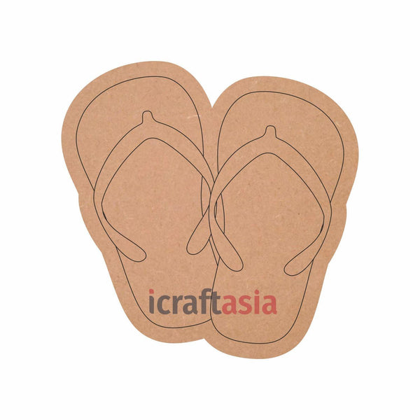 Sandal Sleeper Footwear Pre Marked Cutouts MDF for Art and Craft