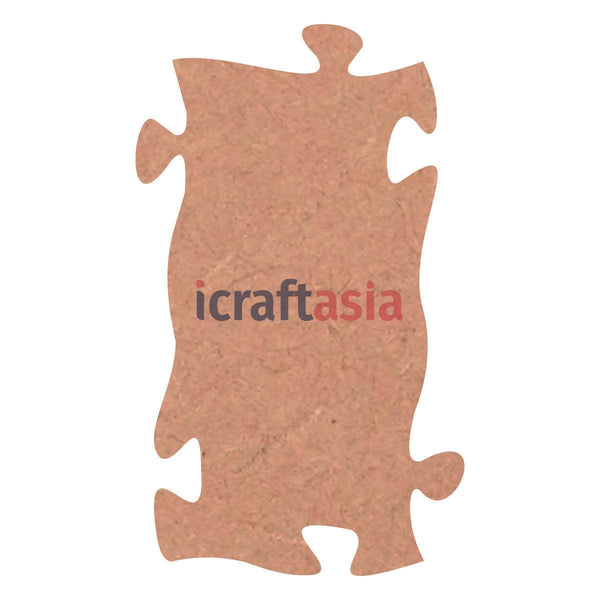 MDF Puzzle Piece Wood Surface - Rectangle for Painting