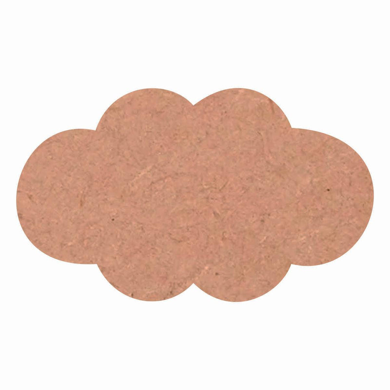 MDF Wooden Cloud Shape  For Painting