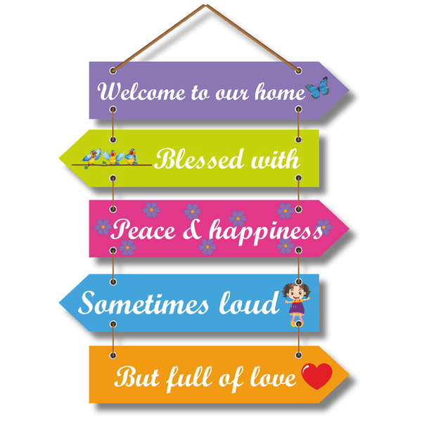 Welcome to our home wall hanging