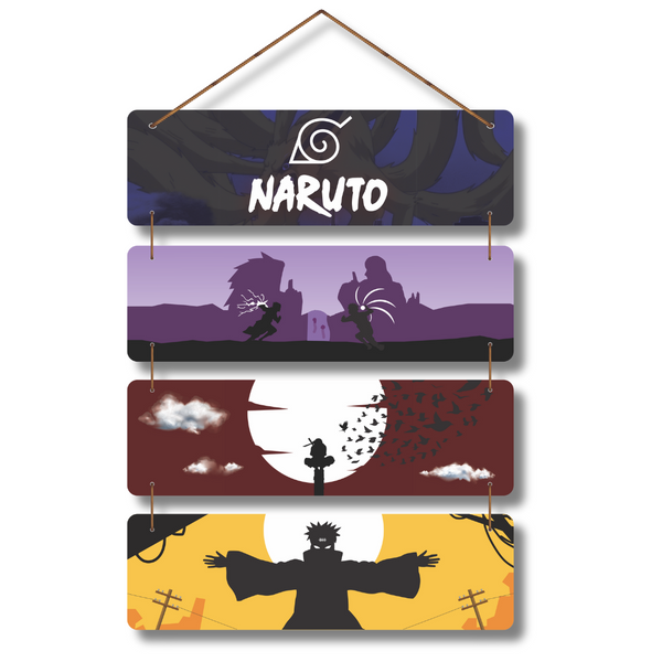 Naruto Wooden Wall Hanging