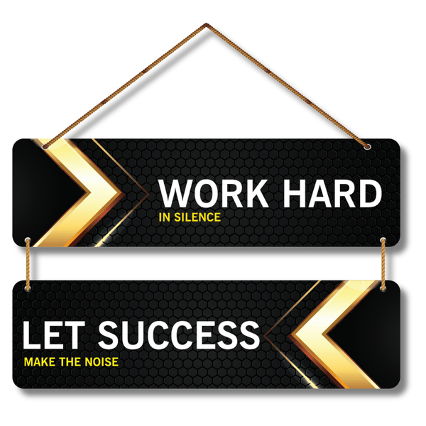 Work Hard Wall Hanging