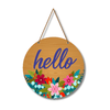 Hello Wooden Wall Hanging