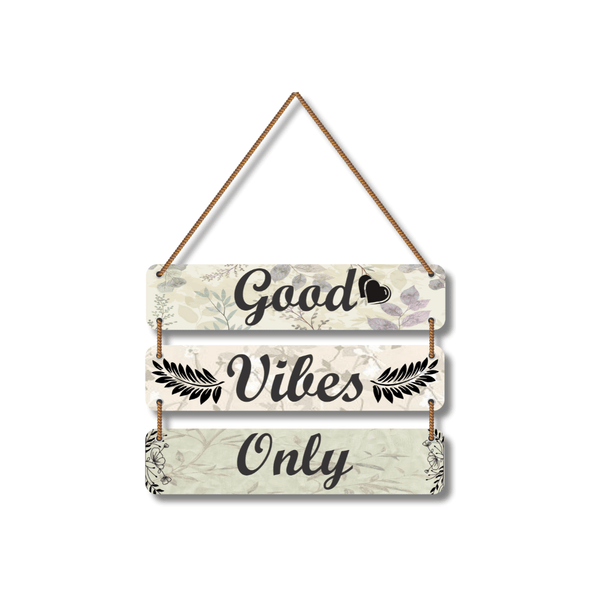 Good Vibes Only Home Decor Wall Hanging