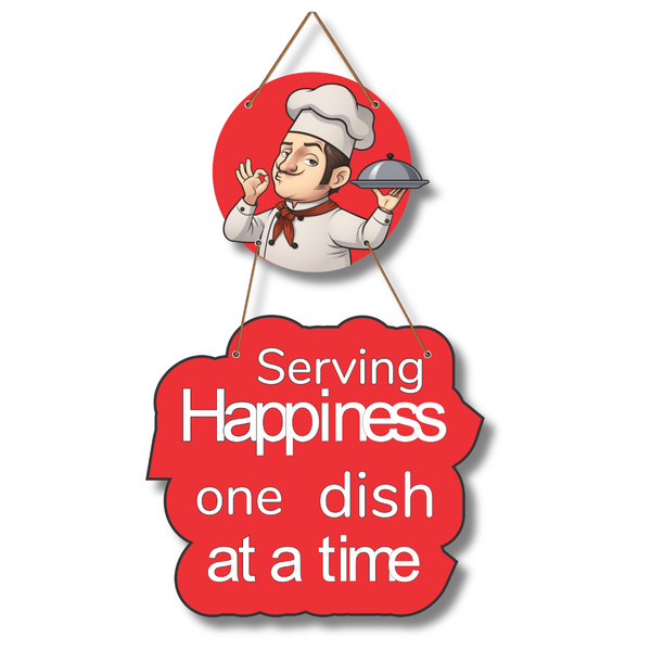 Serving Happiness Wall Hanging