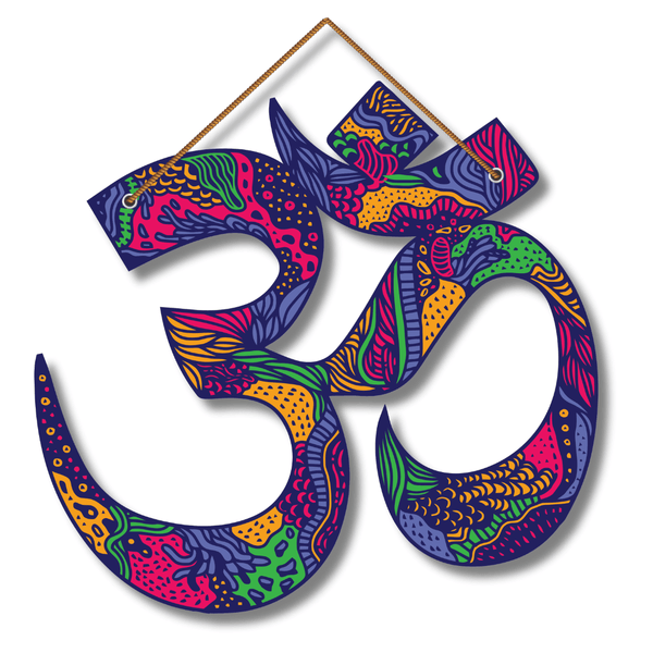 Om Wooden Wall Hanging