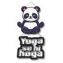 Yoga Se Hi Hoga Wooden Wall Hanging - ICraft asia